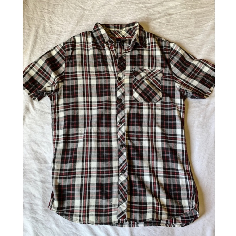 MENS Element Short Sleeve Button Down - Sz L